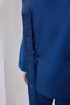 Alyssa Denim Blue Blazer Style