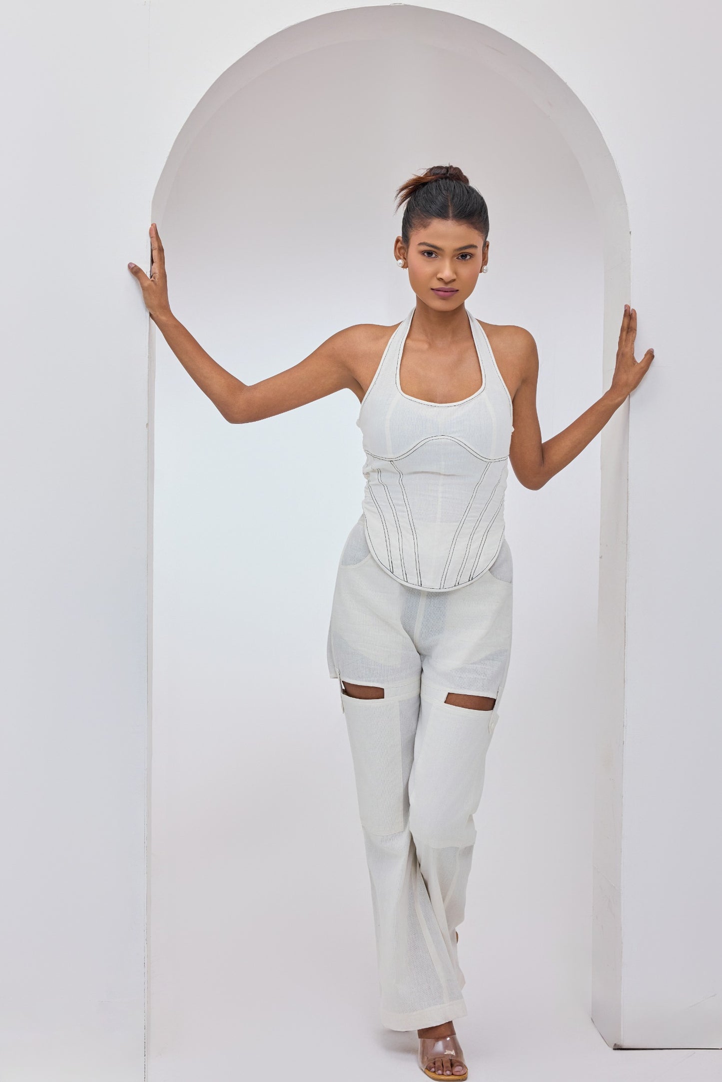 Amani Ivory Bustier