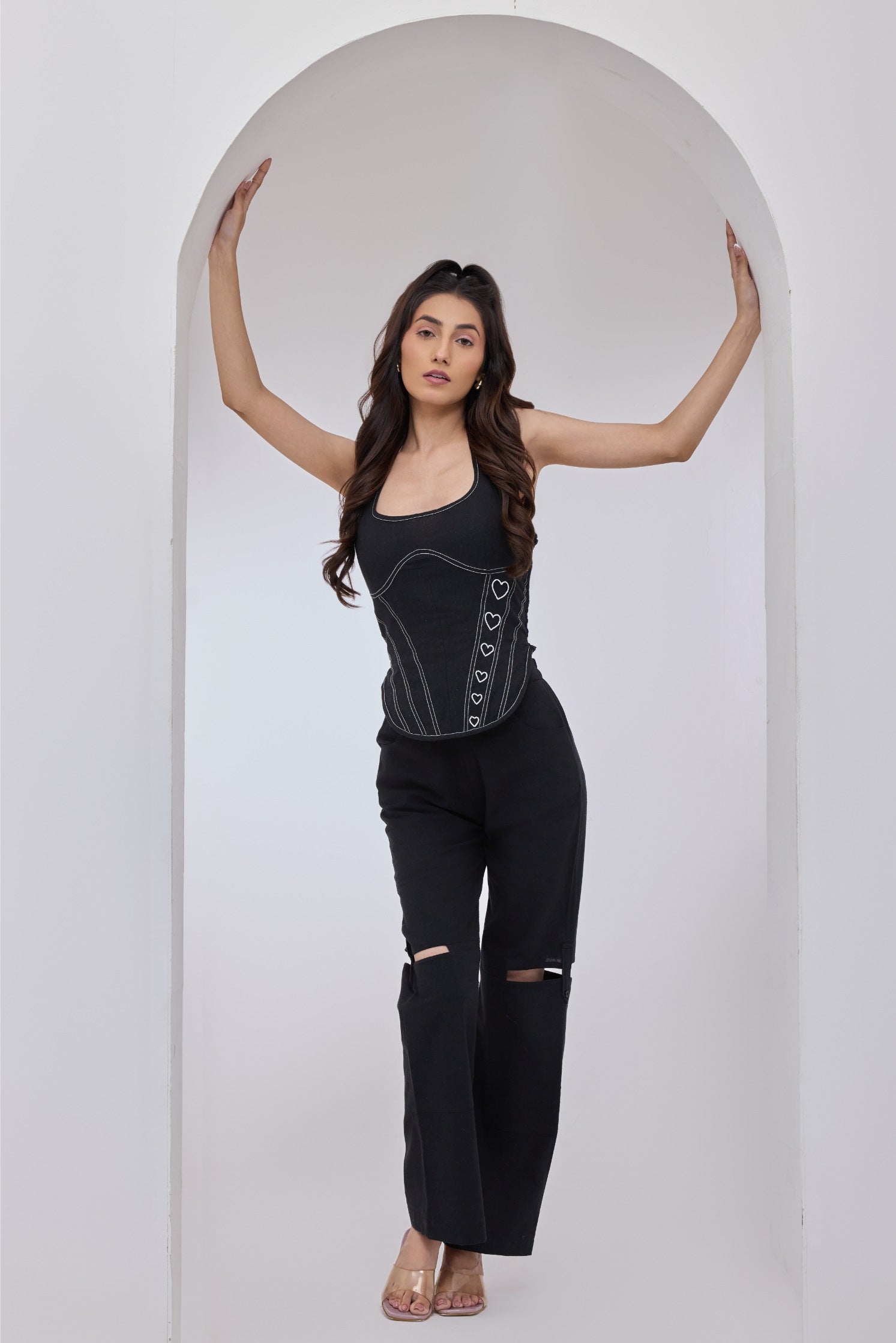 Zara Black Bustier
