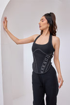 Zara Black Bustier