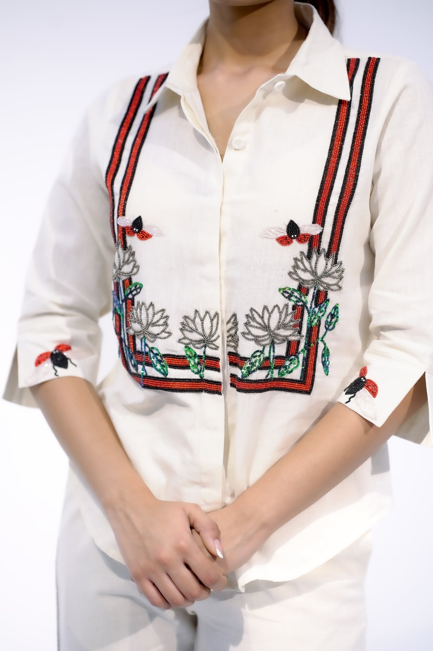 The Scarlet Bloom Shirt