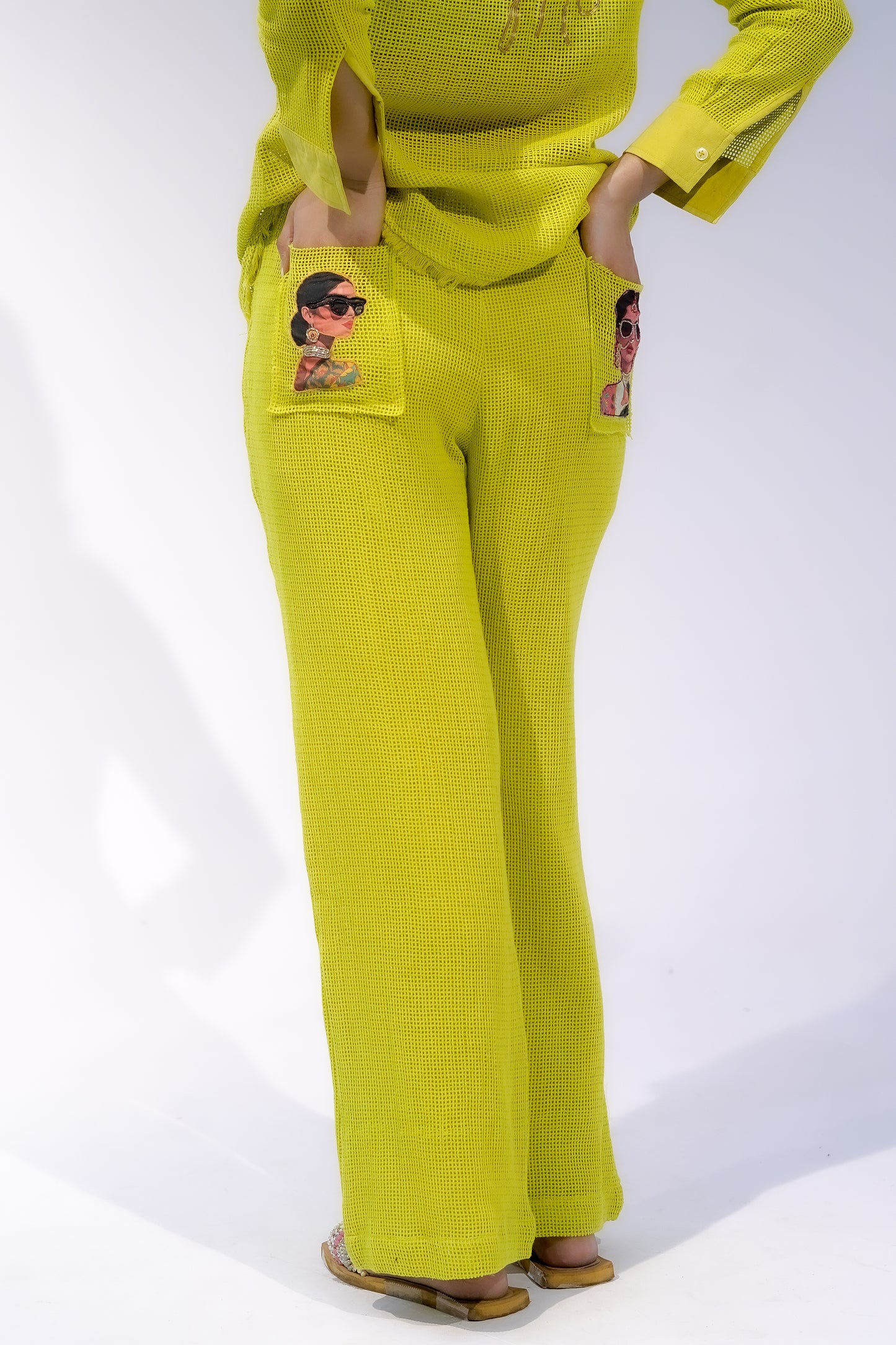 Tauba Tauba Mesh Pant (Full Lining)