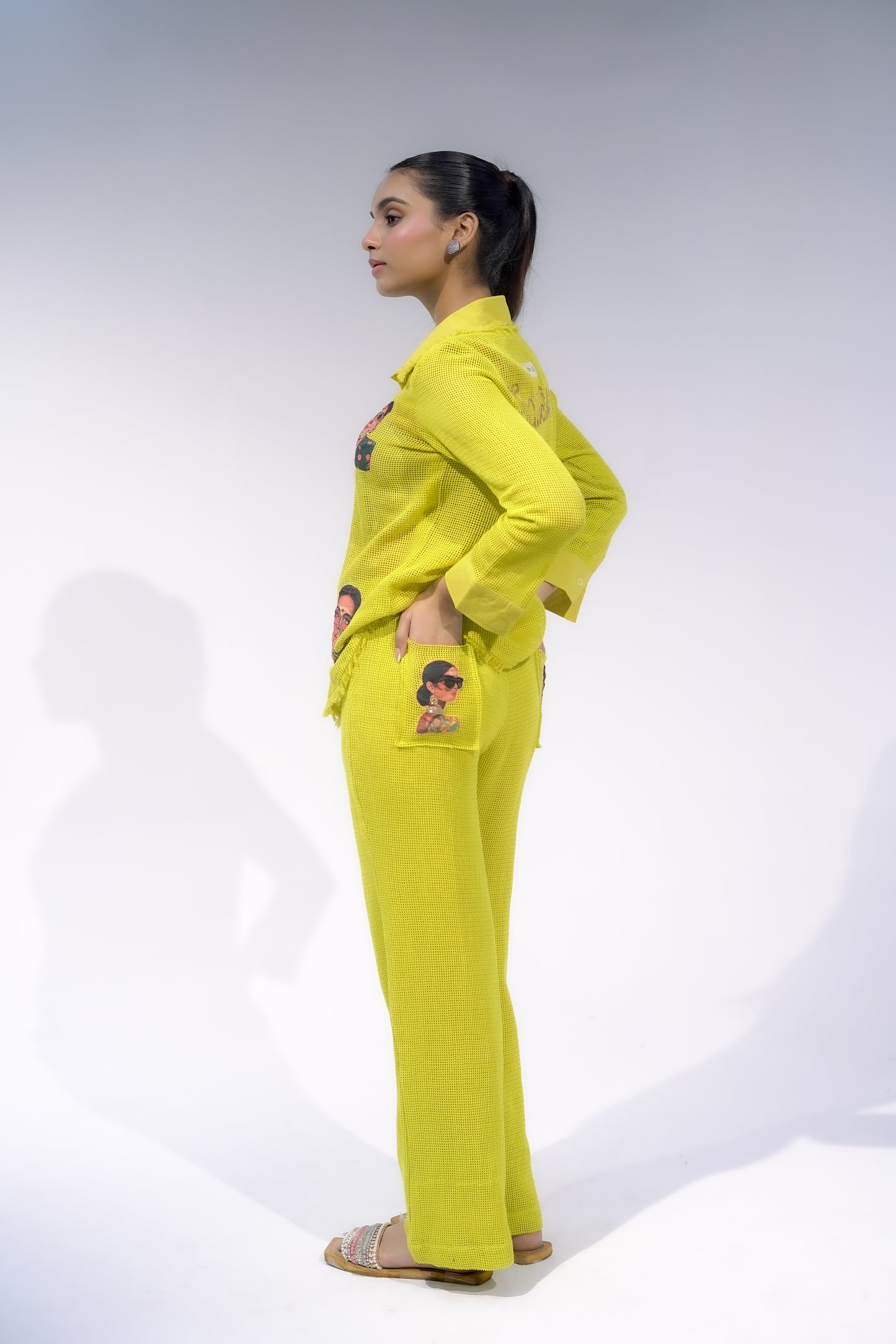 Tauba Tauba Mesh Pant (Full Lining)