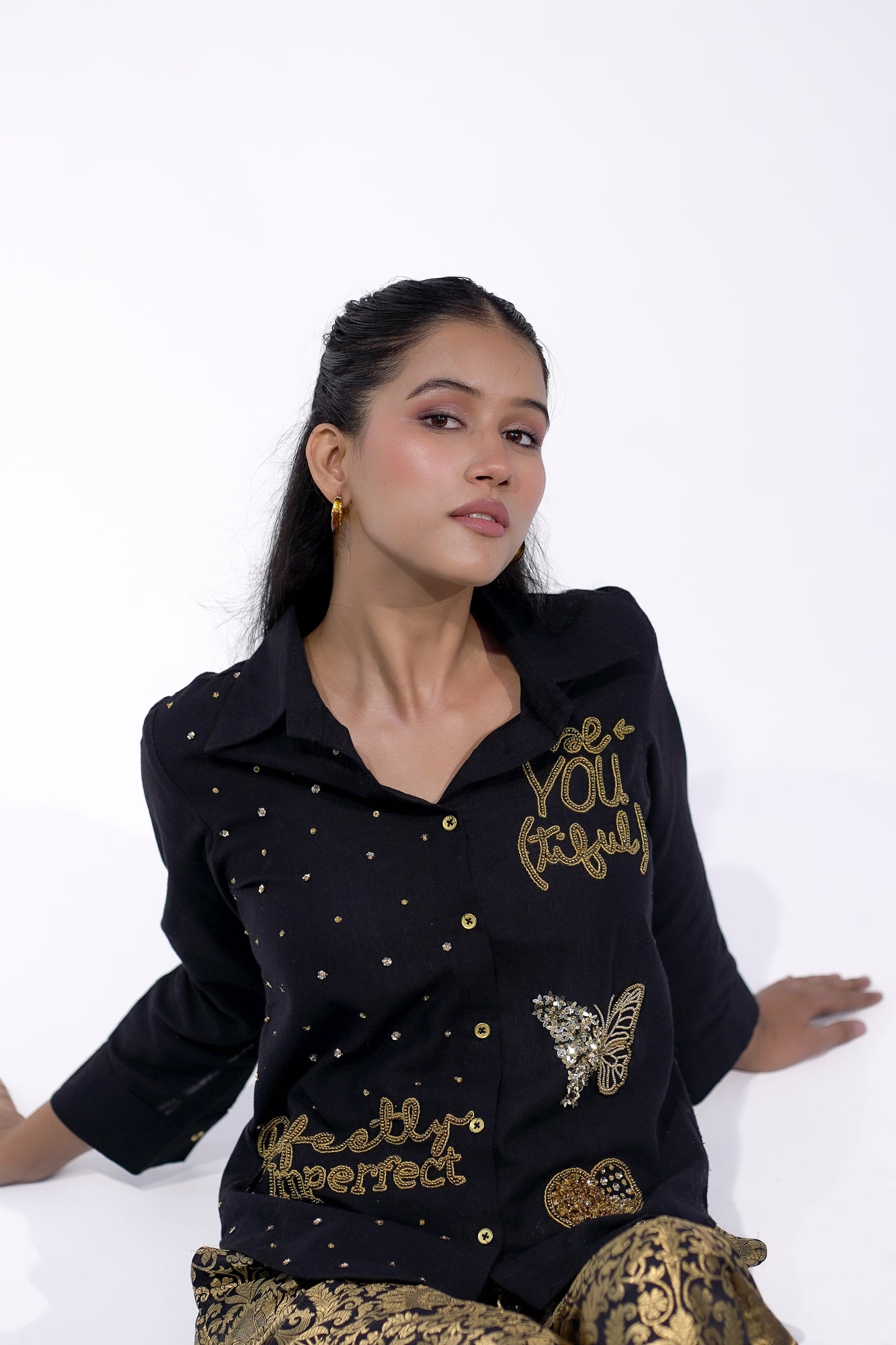 Black Be YOU tiful Butterfly Shirt
