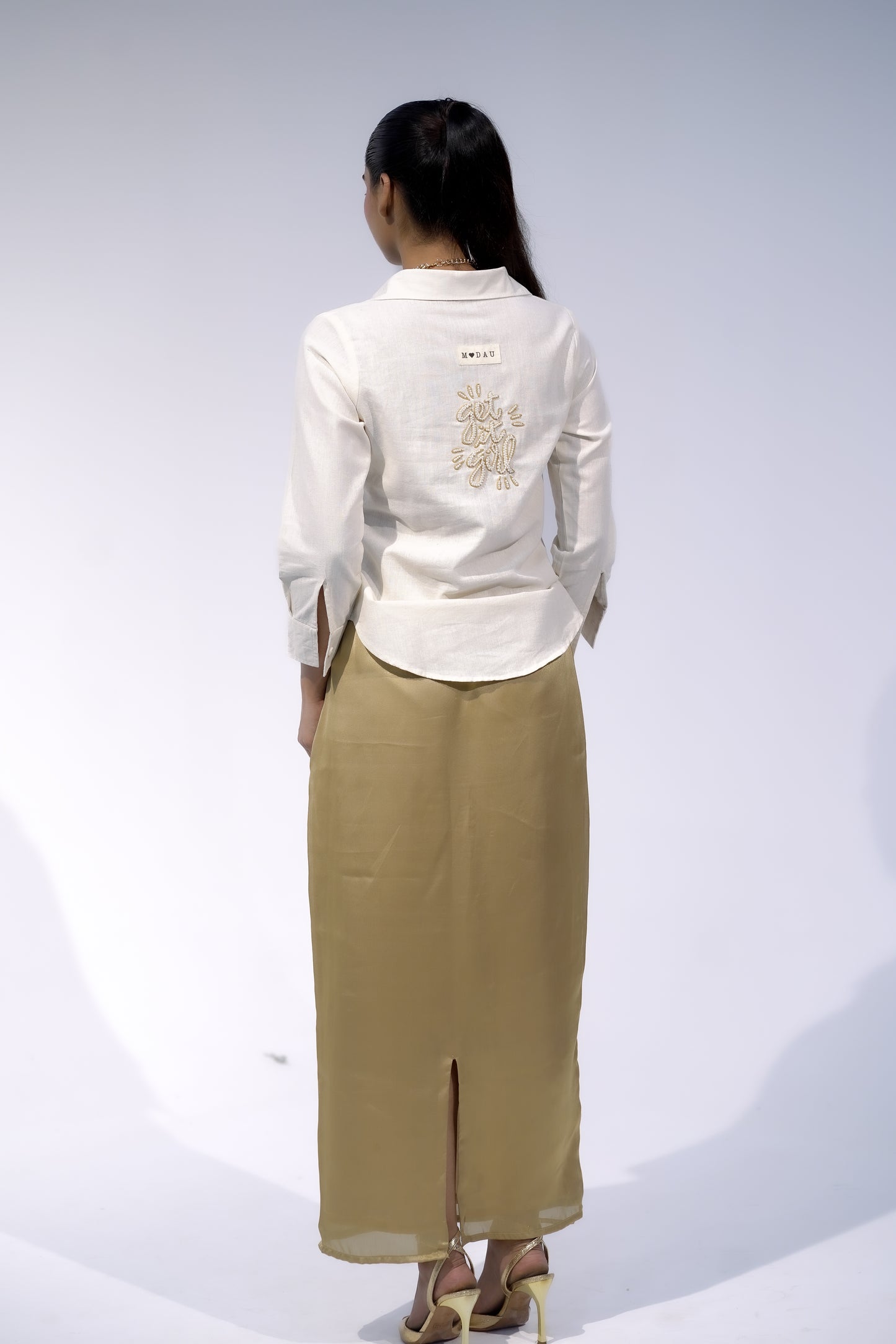 Long Gold Skirt