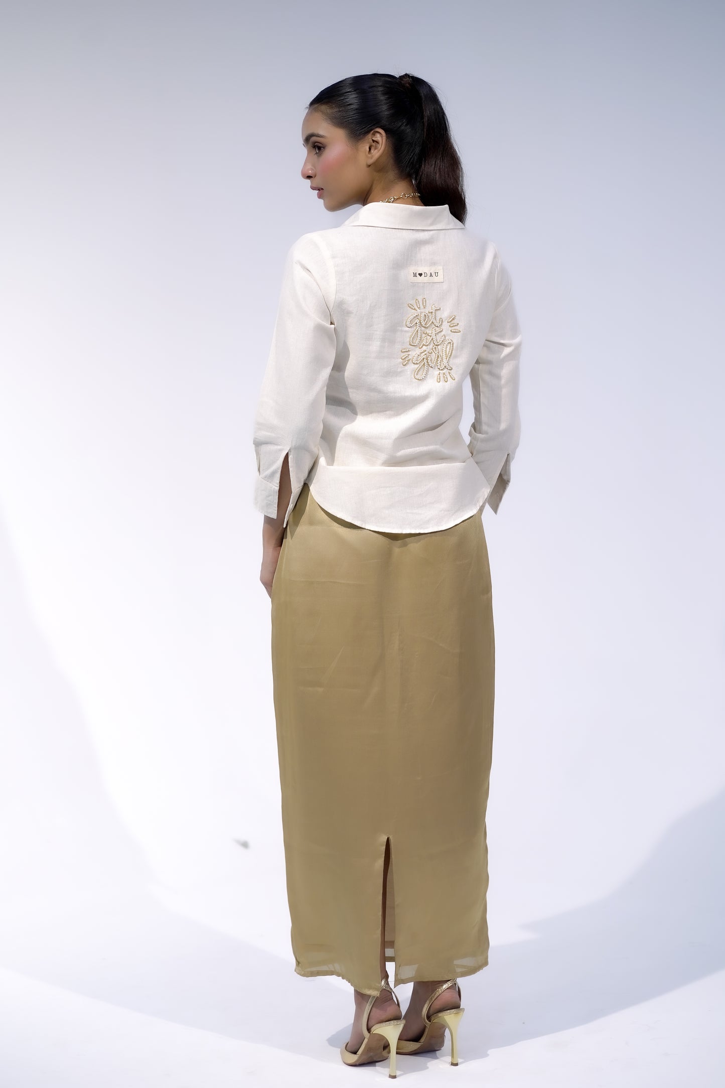 Long Gold Skirt
