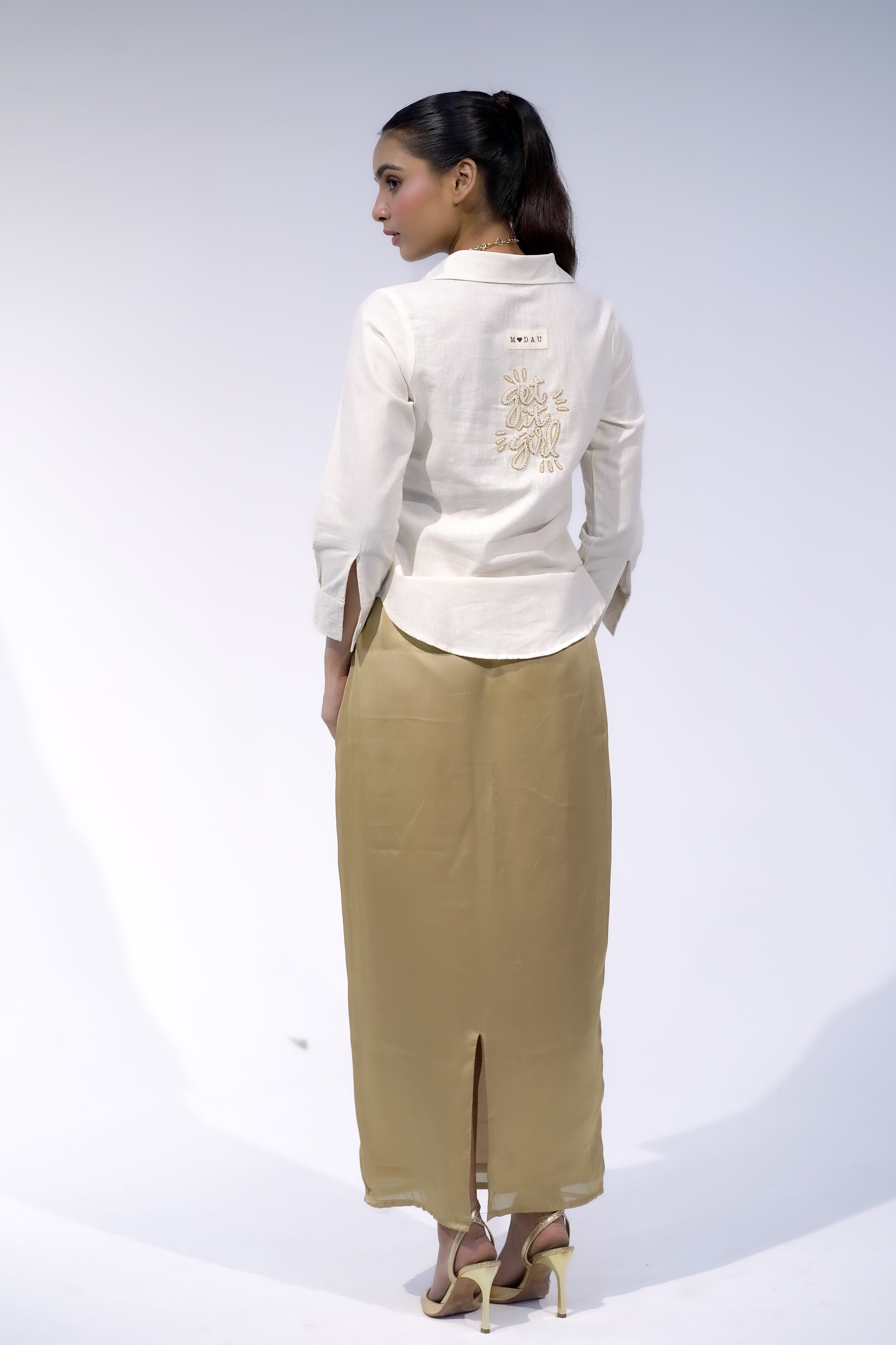 Long Gold Skirt