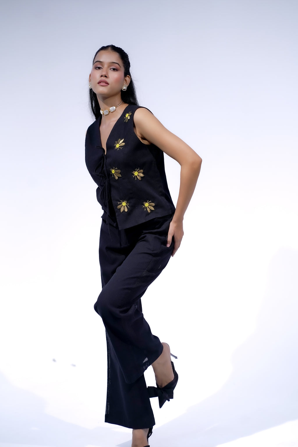 Straight Black Pant