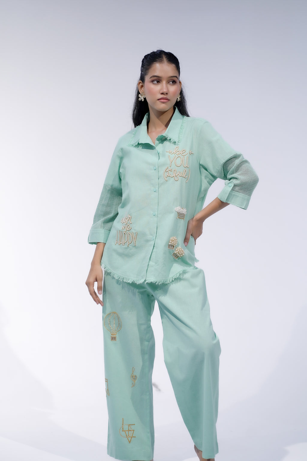 Blue All things love Pant