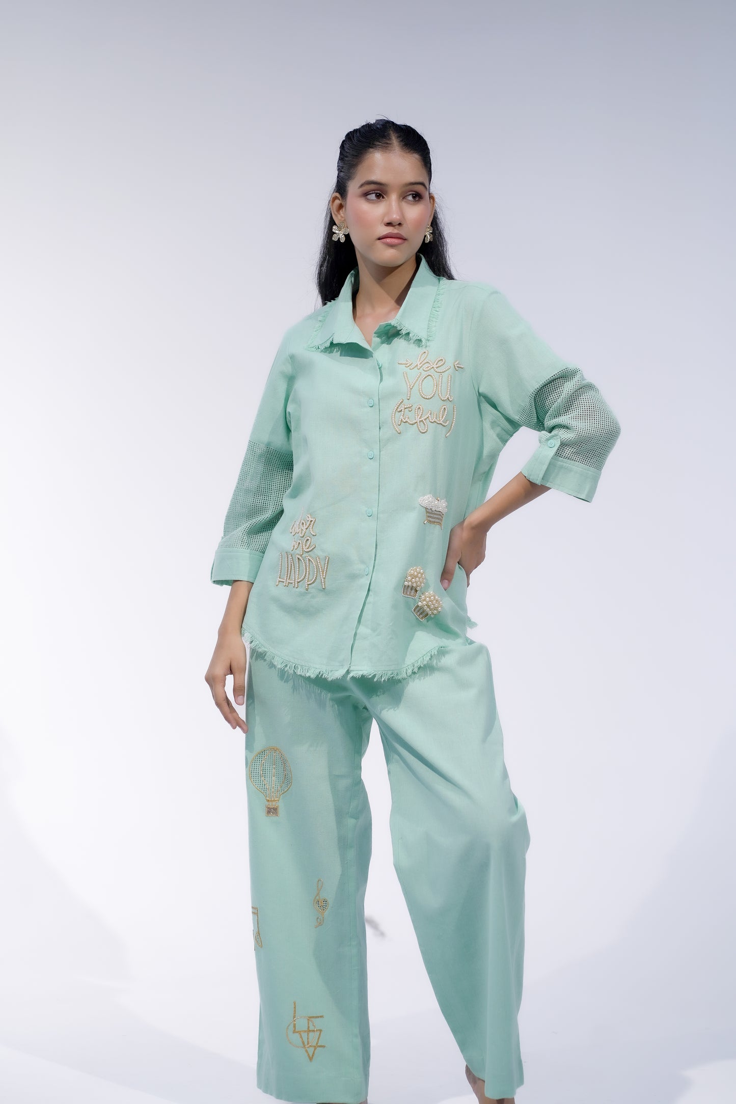 Blue All things love Pant