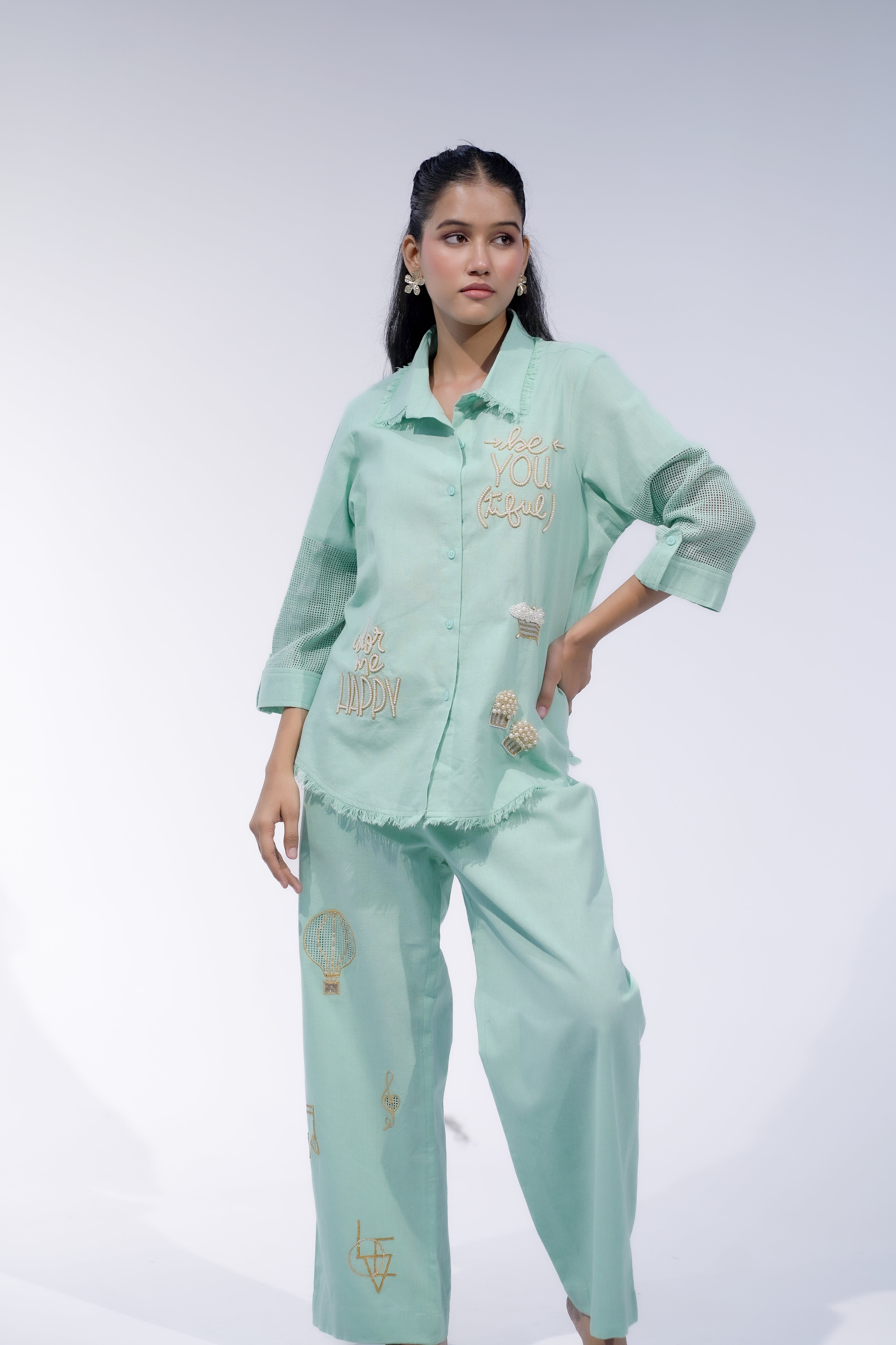 Blue All things love Pant
