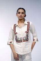 The Scarlet Bloom Shirt