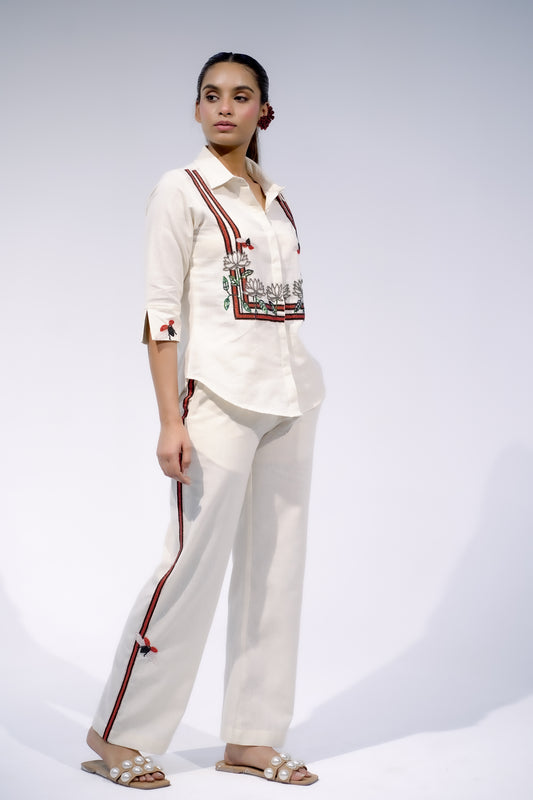 The Scarlet Bloom Pant