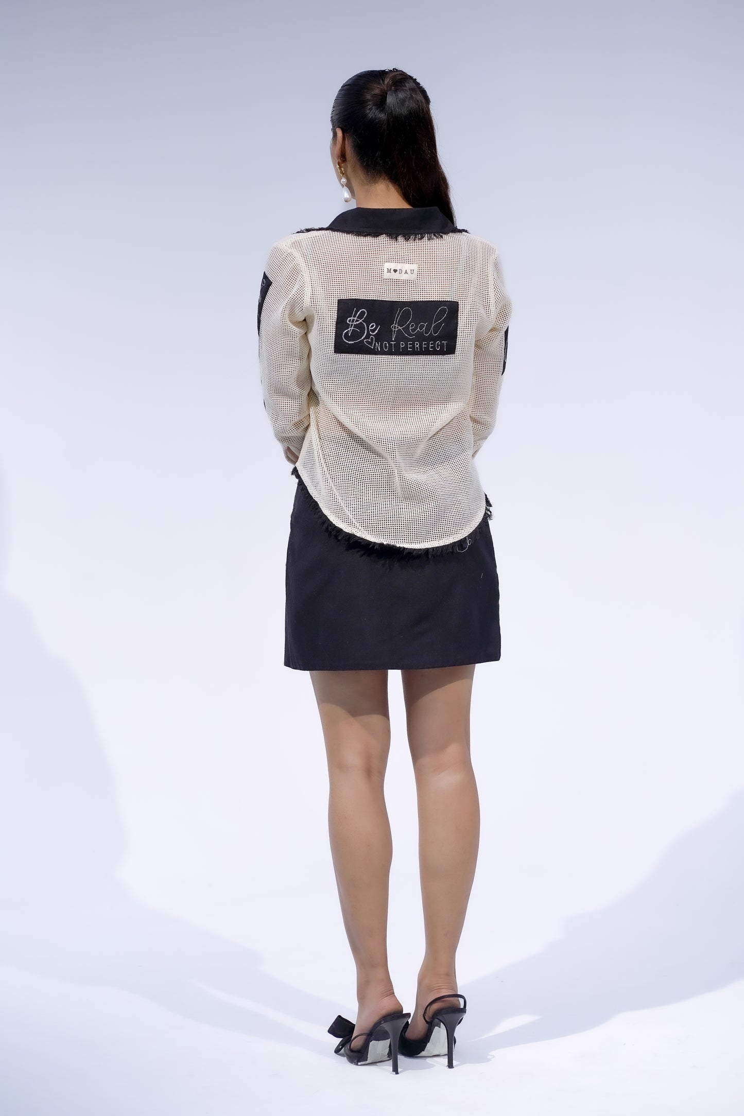 The Black and White Skirt