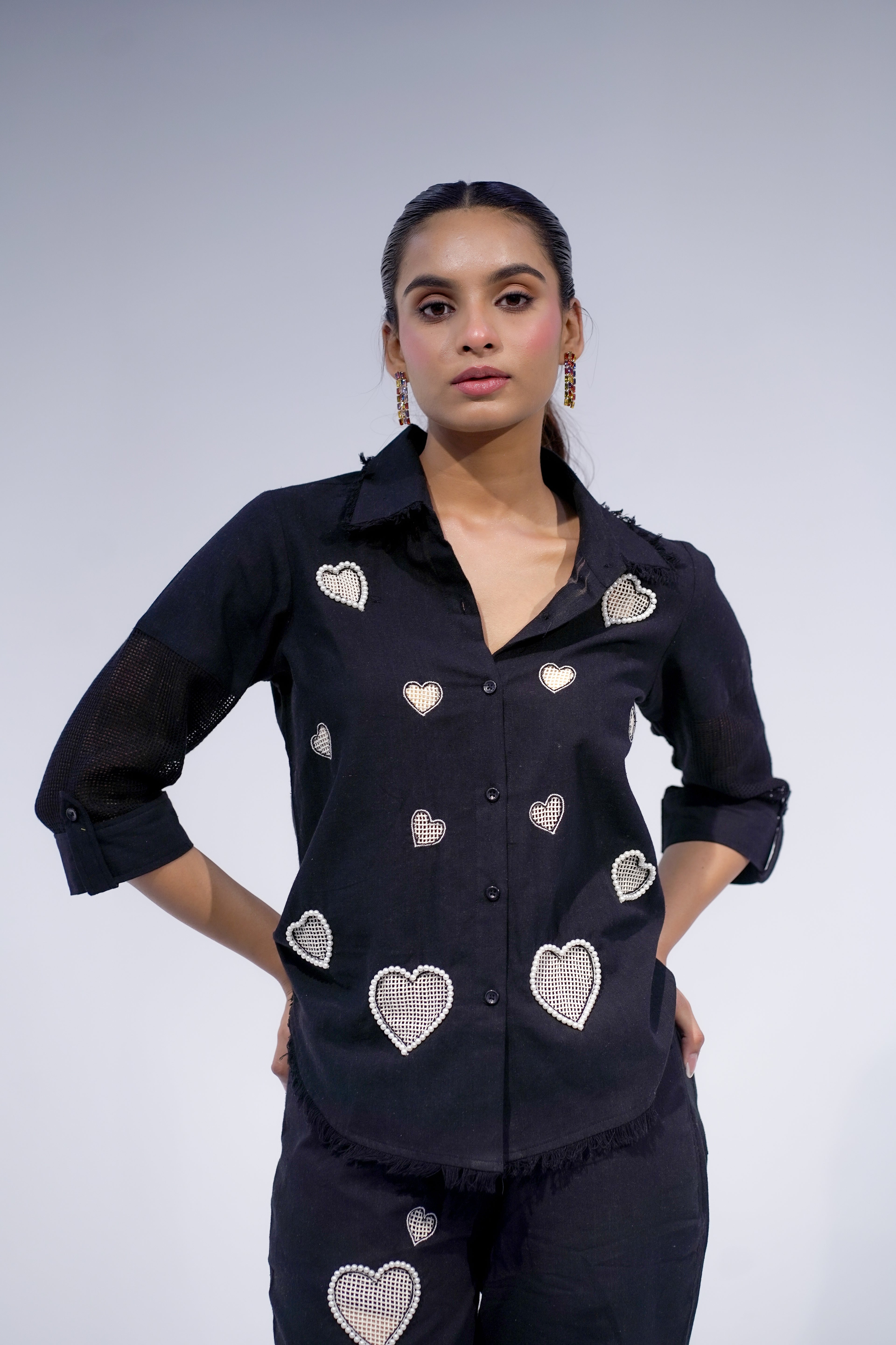 Black All Hearts Shirt