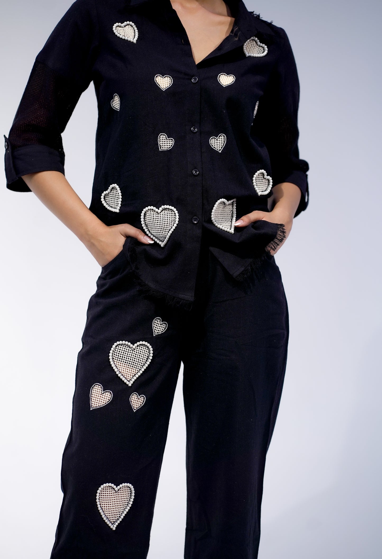 Black All Hearts Shirt