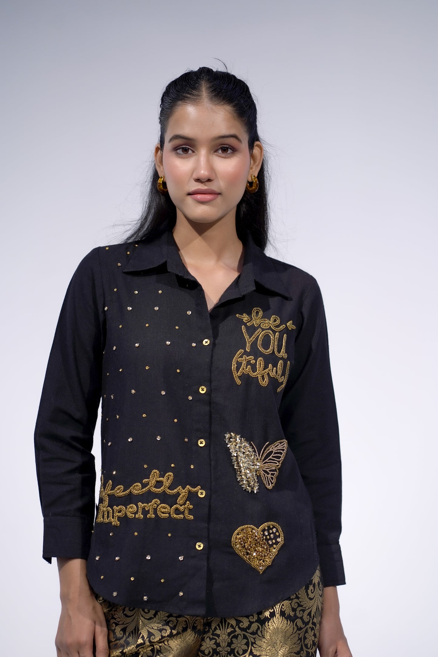 Black Be YOU tiful Butterfly Shirt