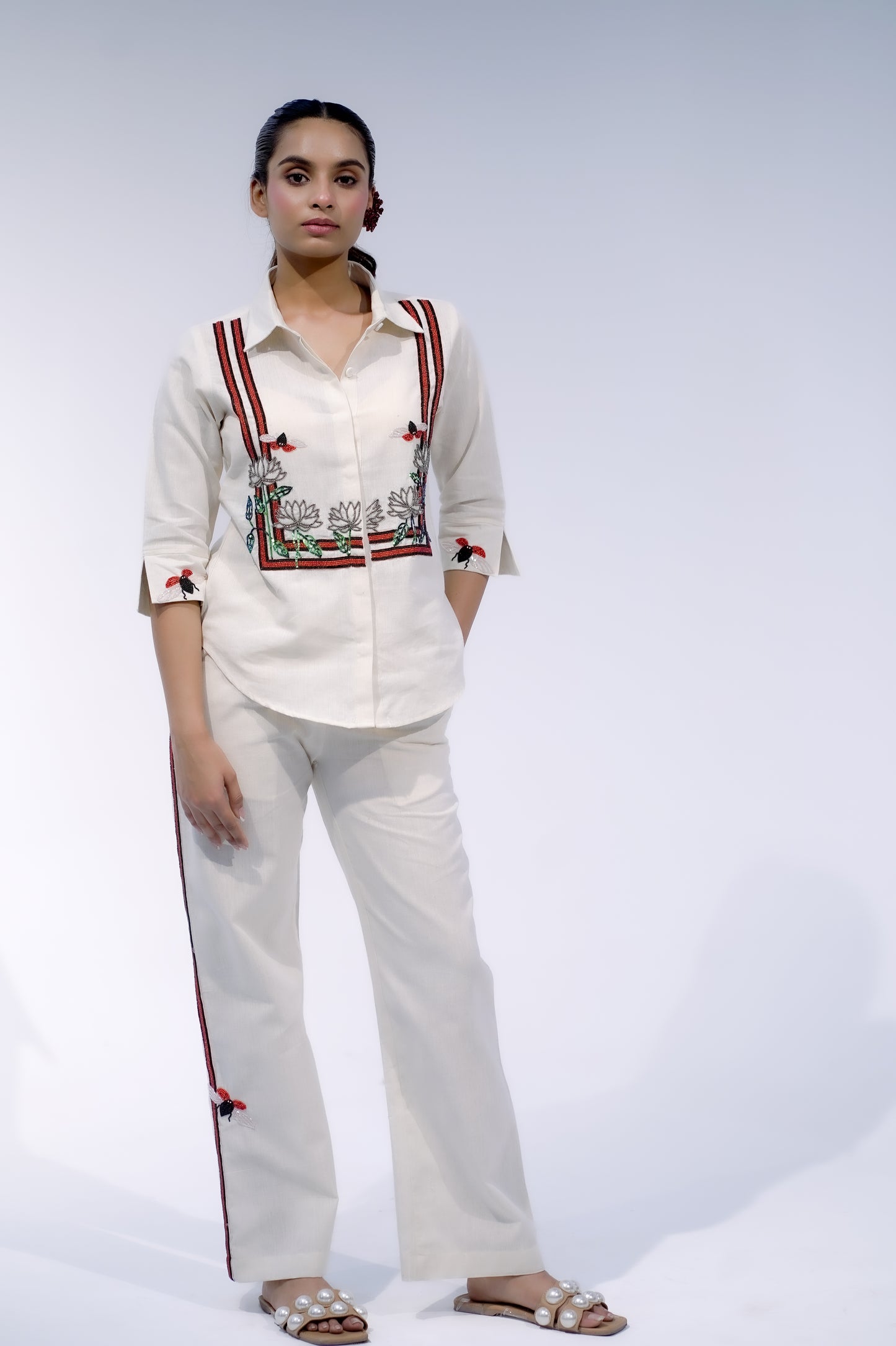 The Scarlet Bloom Pant
