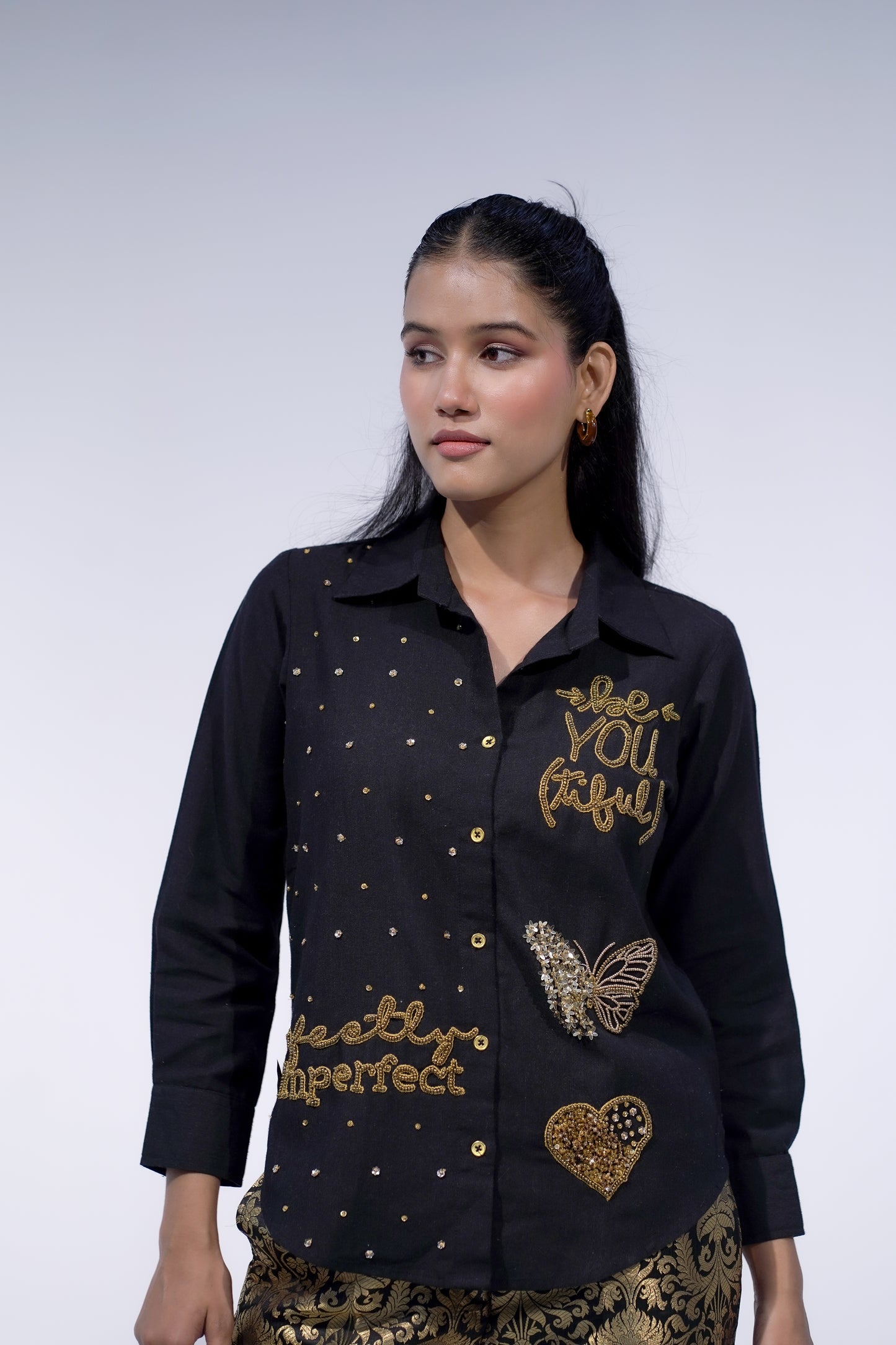 Black Be YOU tiful Butterfly Shirt