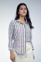 Irritated but still me Shirt in Stripes