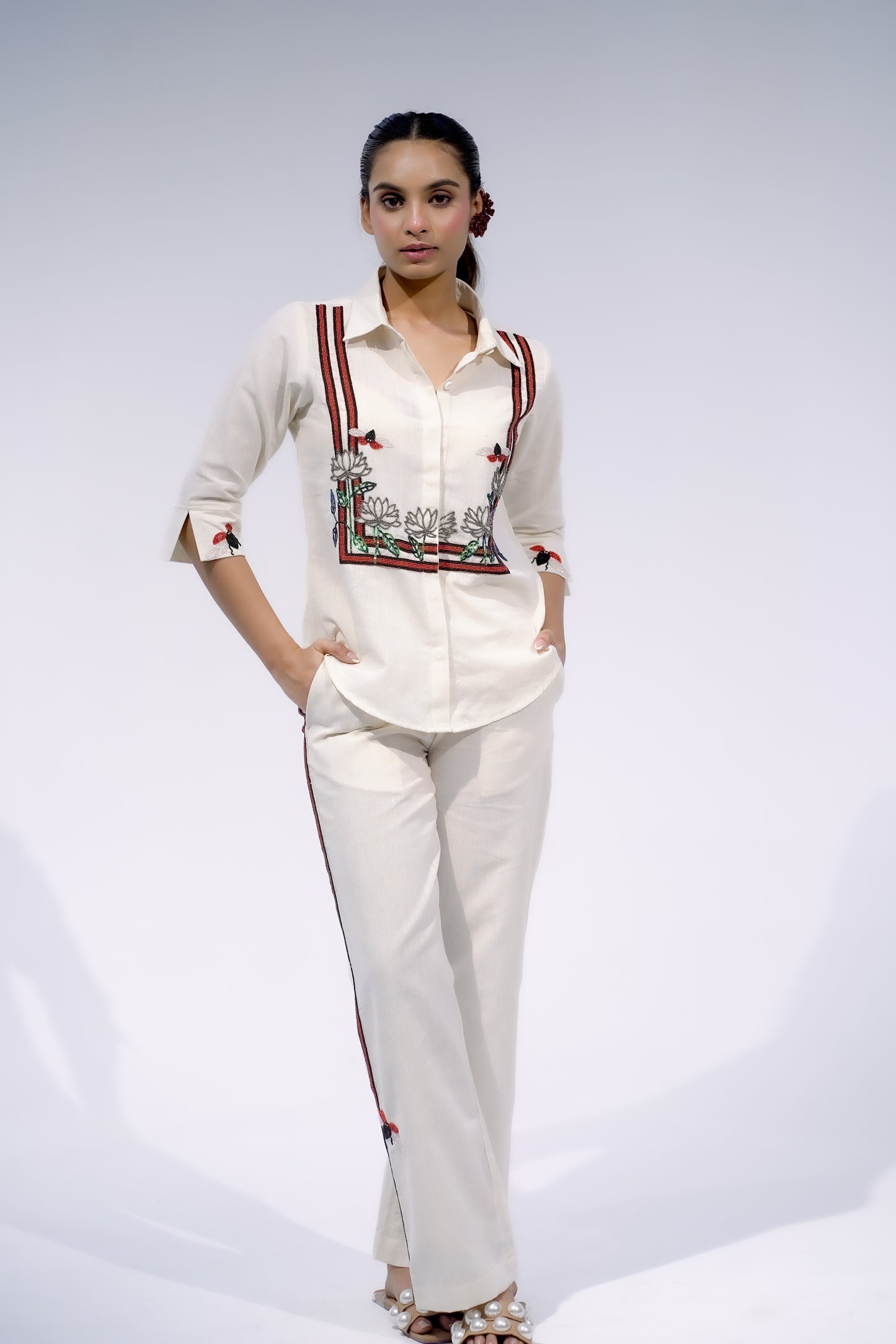 The Scarlet Bloom Pant