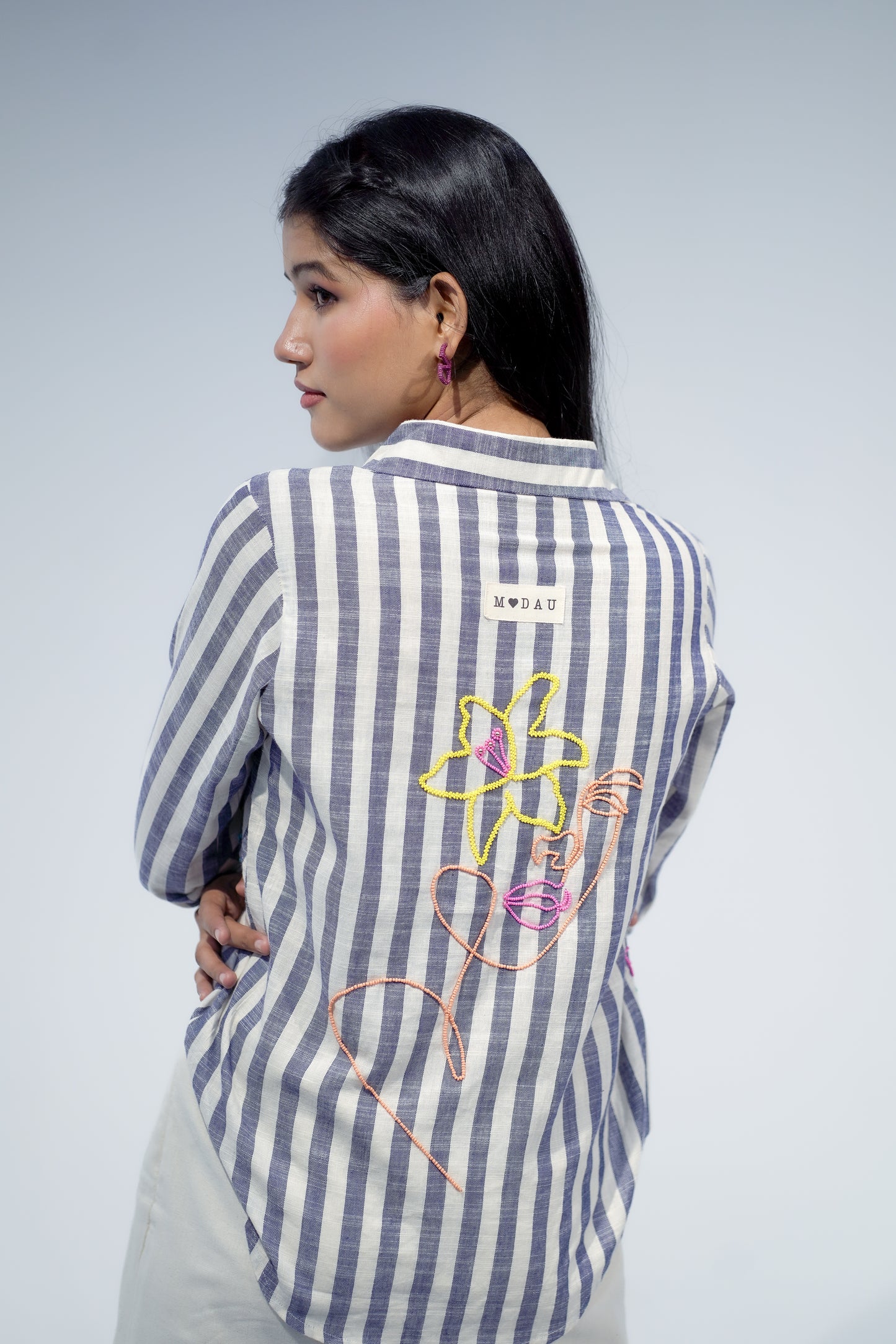 Irritated but still me Shirt in Stripes