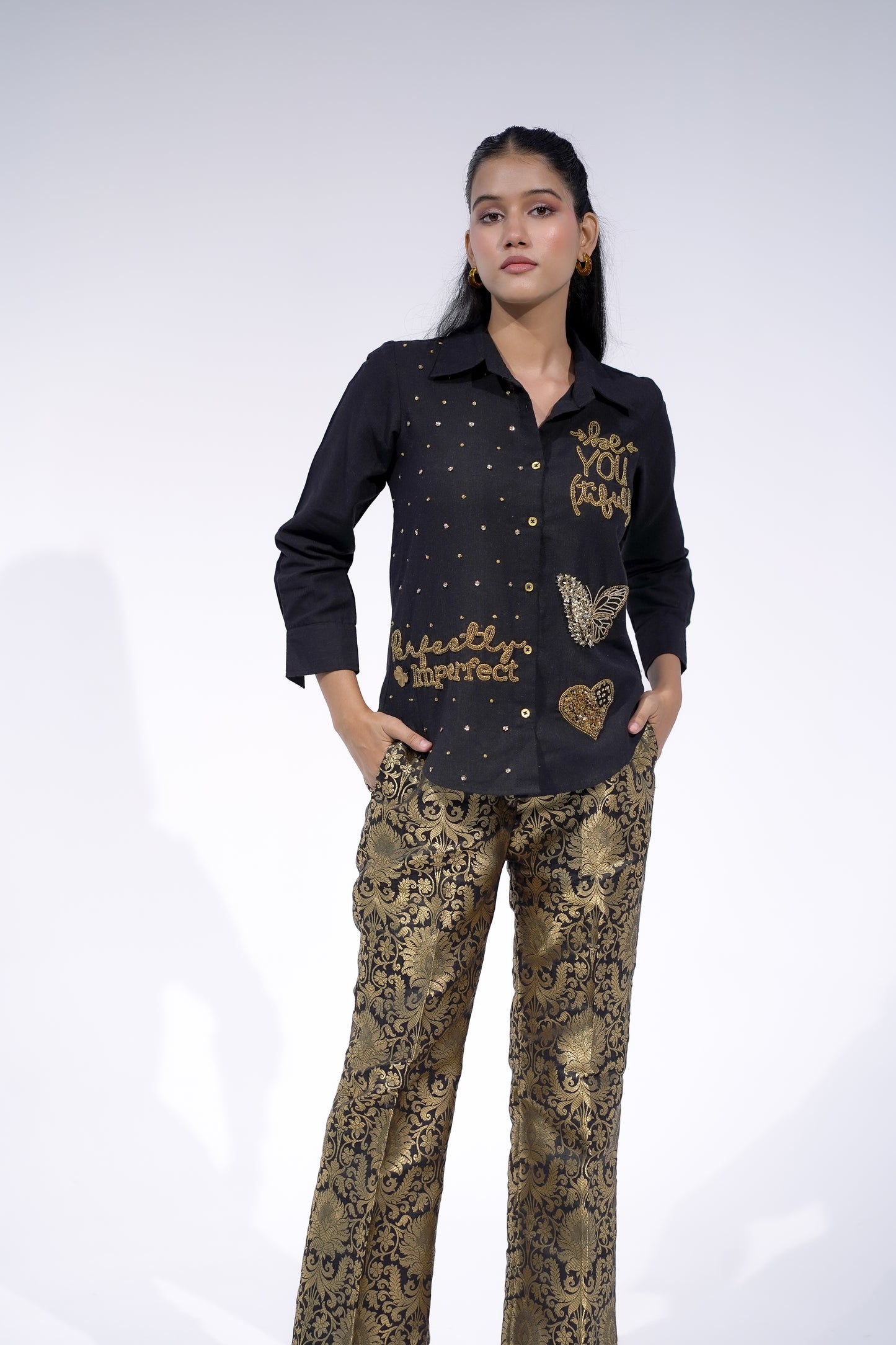 Black Be YOU tiful Butterfly Shirt