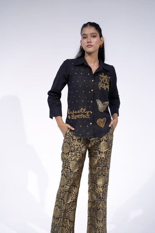 Black Be YOU tiful Butterfly Shirt