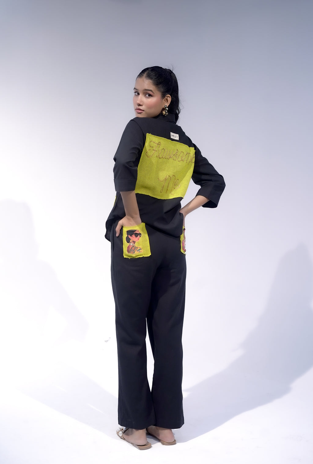 Black Tauba Tauba Pant