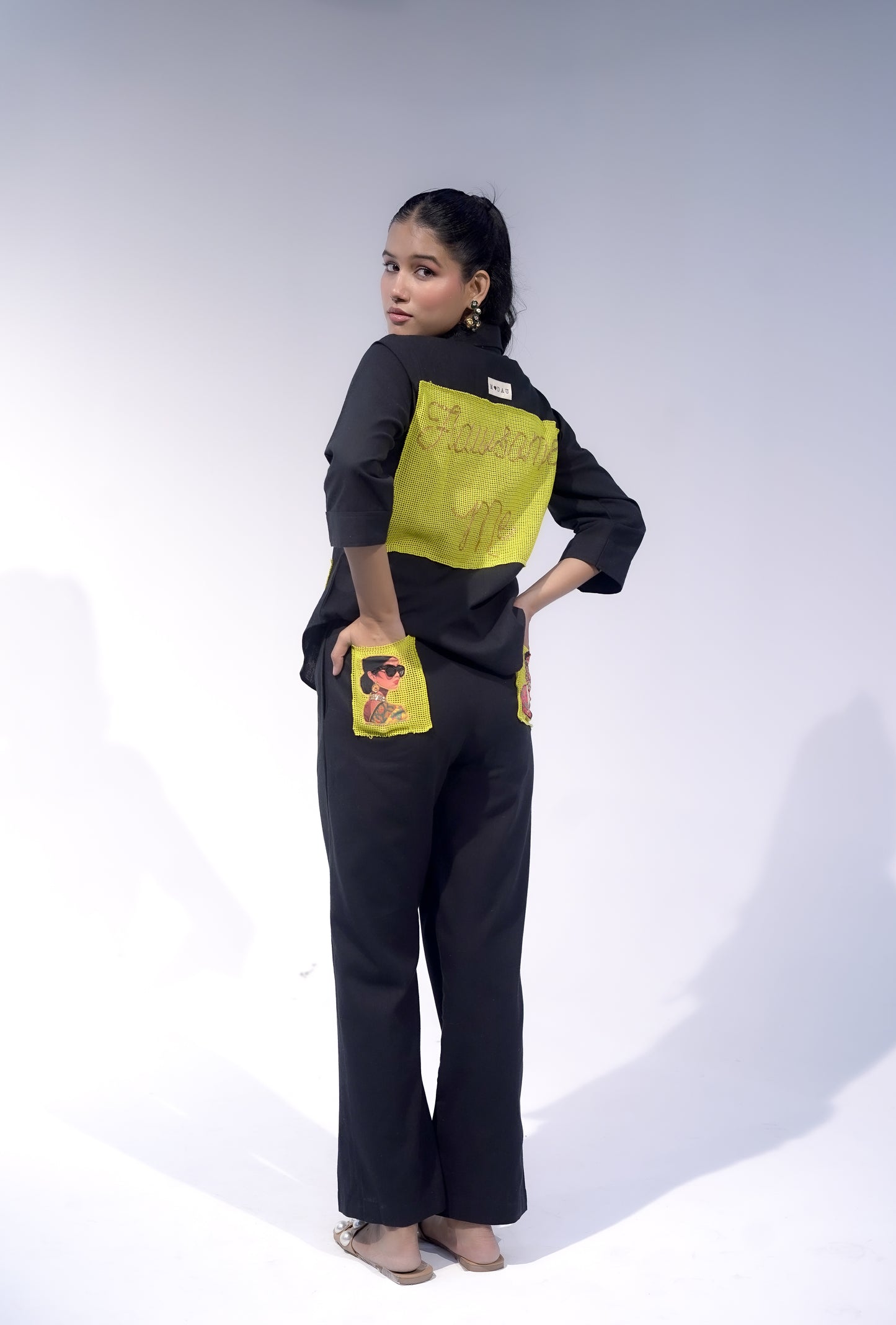 Black Tauba Tauba Pant