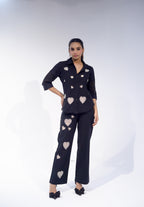 Black All Hearts Pant